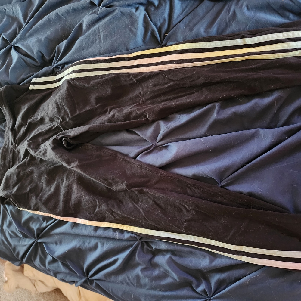 adidas Girls' 3-Stripes Cotton Joggers